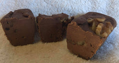 Semi-Sweet Fudge with Walnuts Black or English  (Your Choice)